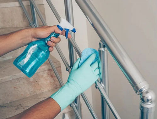 خدمات نظافت راه‌پله در بهارستان اصفهان